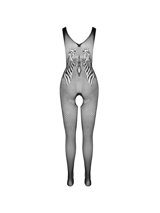 Passion - Bs098 Black Bodystocking One Size