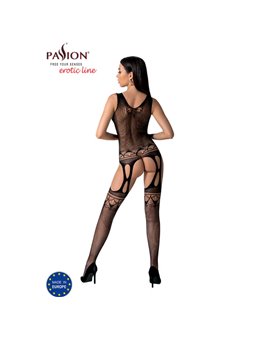 Passion - Bs099 Black Bodystocking One Size
