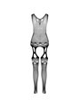 Passion - Bs099 Black Bodystocking One Size