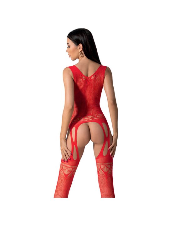 Passion - Bs099 Red Bodystocking One Size