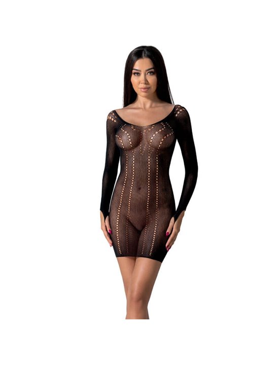Passion - Bs101 Bodystocking Black One Size