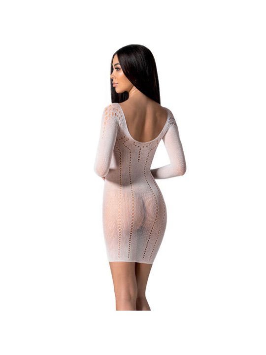 Passion - Bs101 White Bodystocking One Size