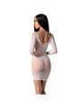 Passion - Bs101 White Bodystocking One Size