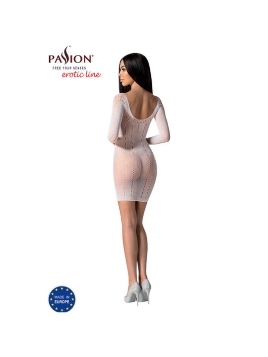 Passion - Bs101 White Bodystocking One Size