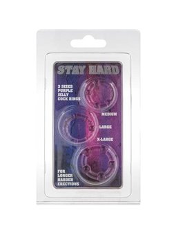 Seven Creations - Set Of Three Lilac Penis Rings