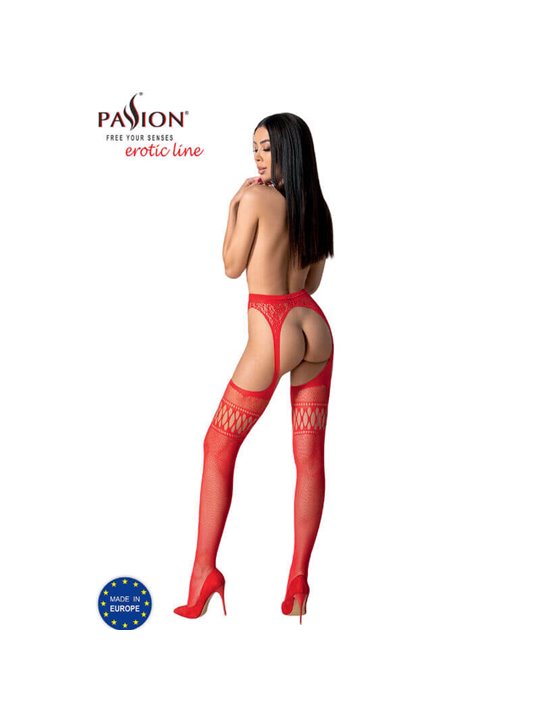 Passion - S026 Strip Panty Red One Size