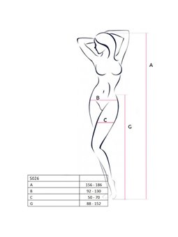 Passion - S026 Strip Panty Red One Size