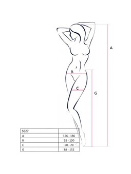 Passion - S027 Strip Panty Red One Size
