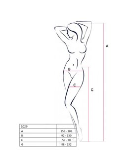 Passion - S029 Strip Panty Red One Size