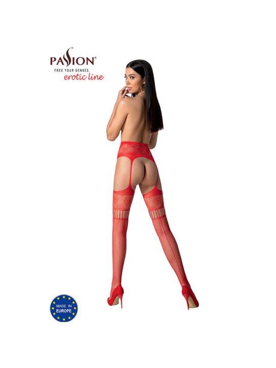 Passion - S030 Strip Panty Red One Size