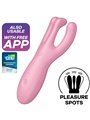 Satisfyer Threesome 4 Vibrator App - Pink