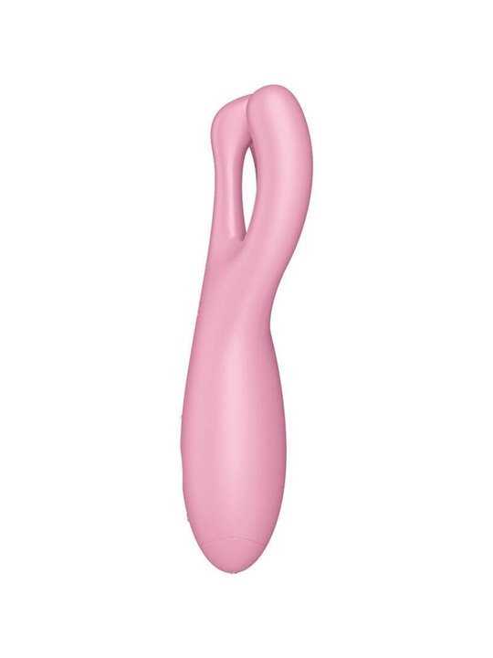 Satisfyer Threesome 4 Vibrator App - Pink