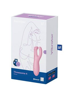 Satisfyer Threesome 4 Vibrator App - Pink