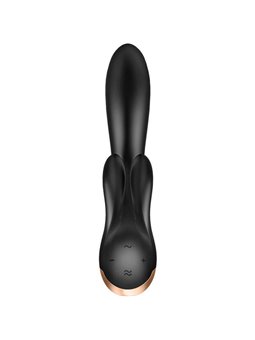 Satisfyer Double Flex Vibrator App - Black