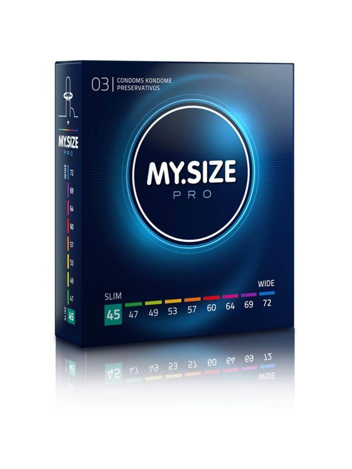 My Size - Pro Condoms 45 MM 3 Units