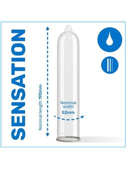 Through Sensitive Ultrafine Condoms 144 Units