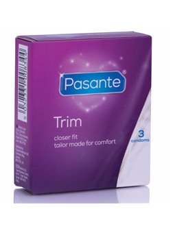 Pasante - Thin Trim Ms Thin Condom 3 Units