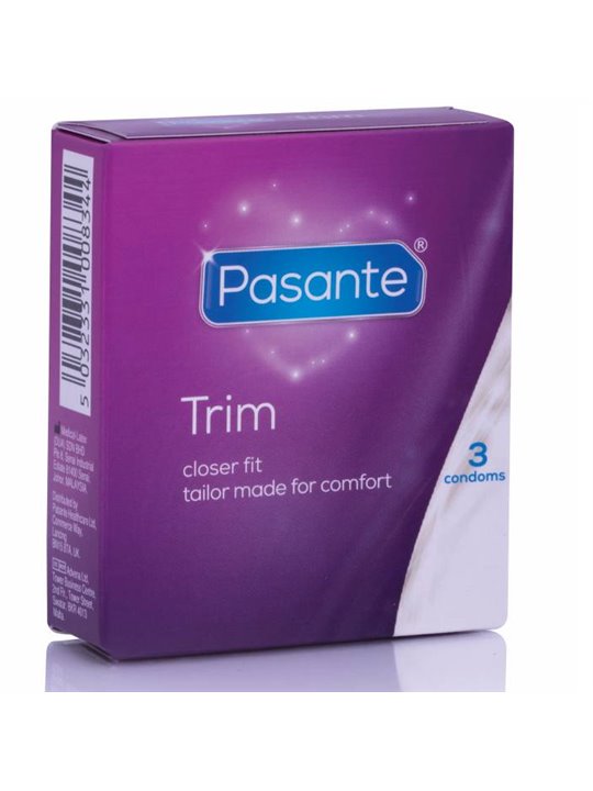 Pasante - Thin Trim Ms Thin Condom 3 Units