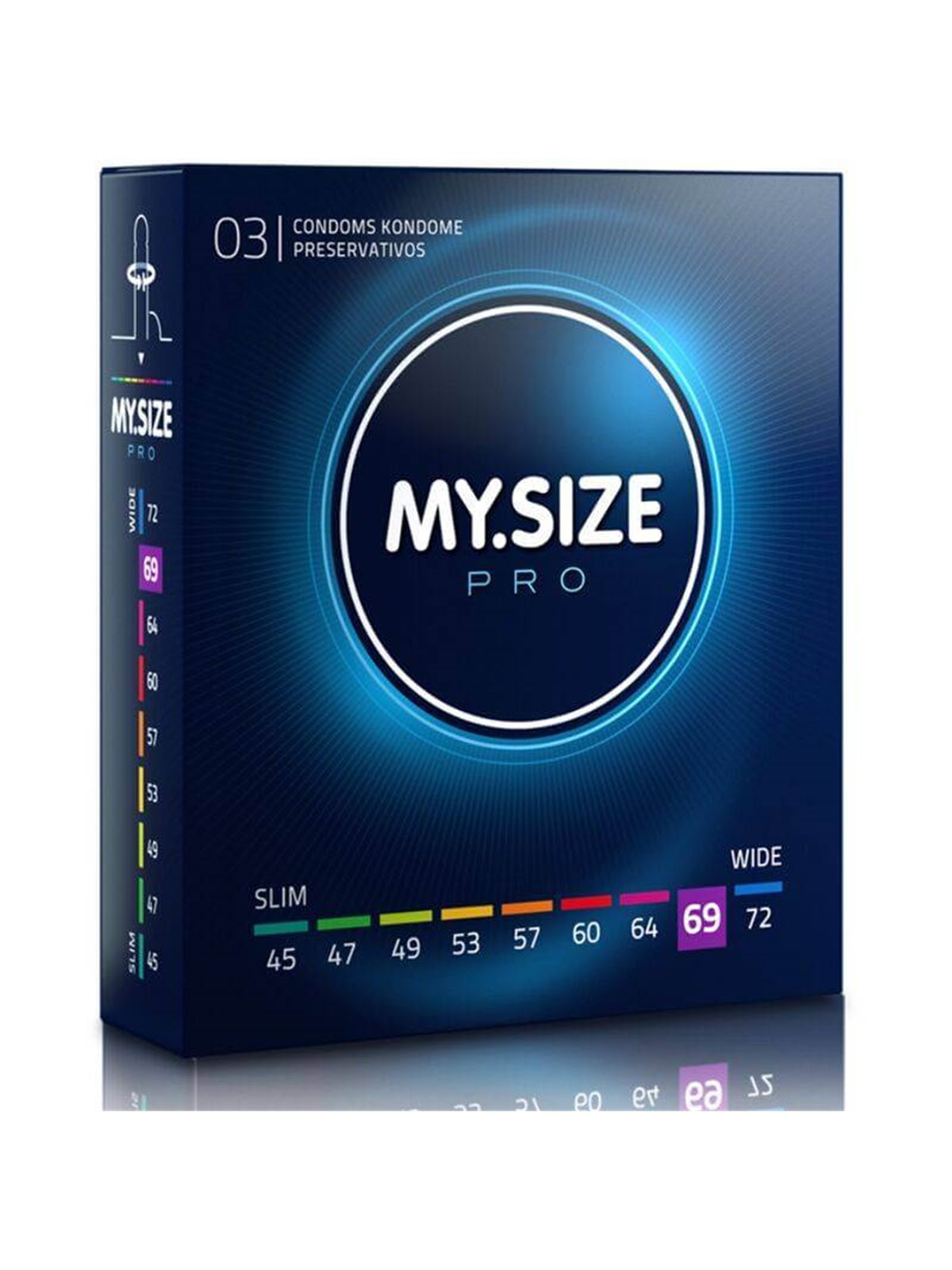 My Size Pro Preservativi 69 MM 3 Unità