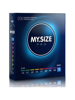 My Size - Pro Condoms 72 MM 3 Units