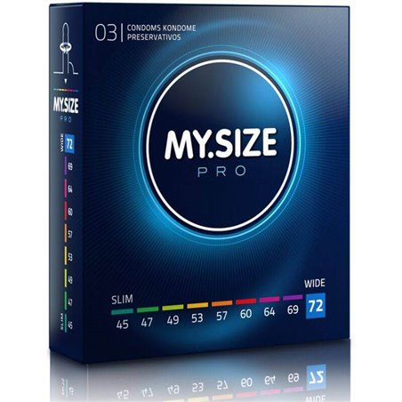 My Size Pro Preservativi 72 MM 3 Unità
