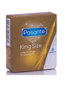 Pasante Condoms King Size 3 Units