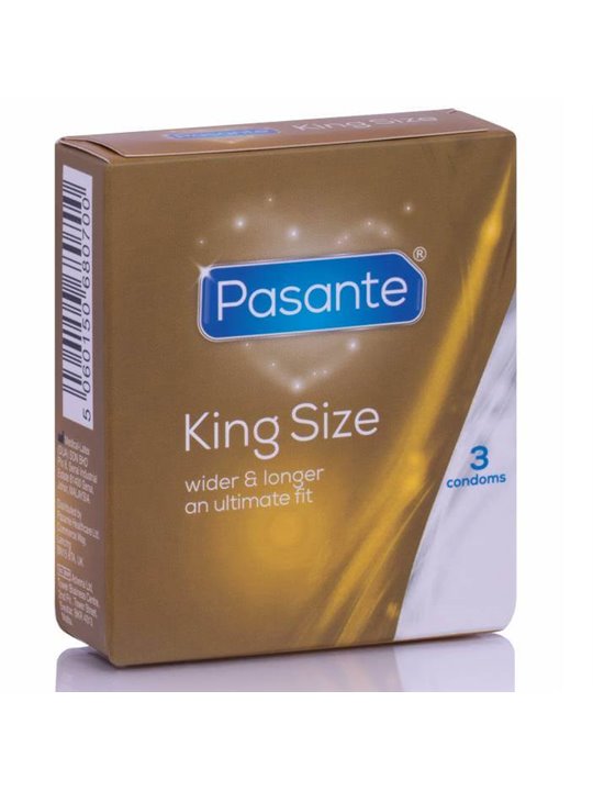 Pasante Condoms King Size 3 Units