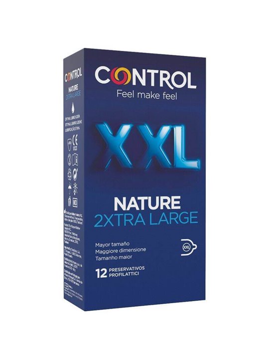 Control Preservativi Adapta XXL Nature 2Xtra Large - 12 Pz