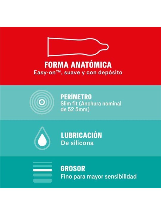 Durex - Sensitivo Slim Fit 10 Units