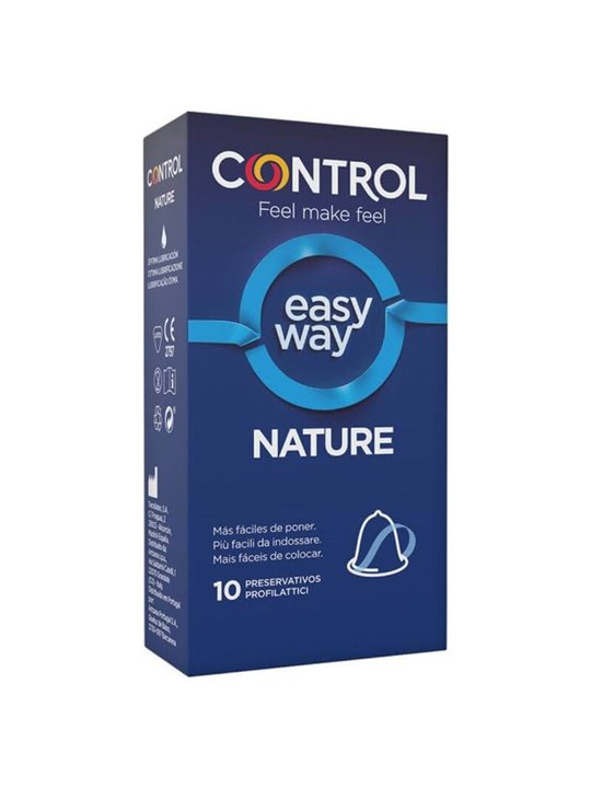 Control Preservativi Adapta Easy Way Nature - 10 Pz