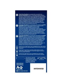 Control Preservativi Adapta Easy Way Nature - 10 Pz