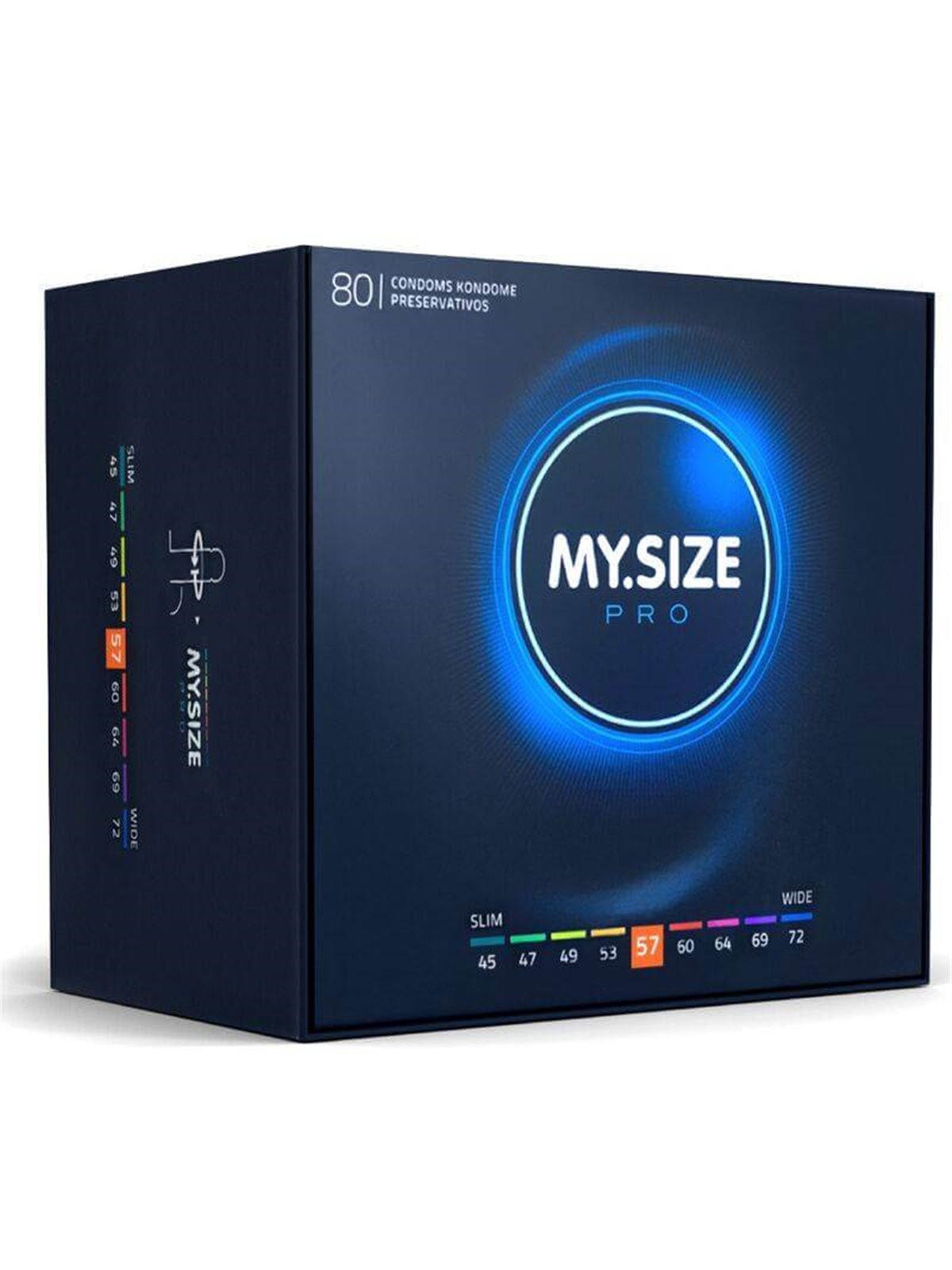 My Size - Pro Condoms 57 MM 80 Units