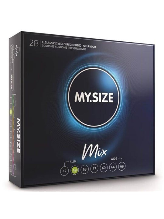 My Size Mix Preservativi 49 MM 28 Unità