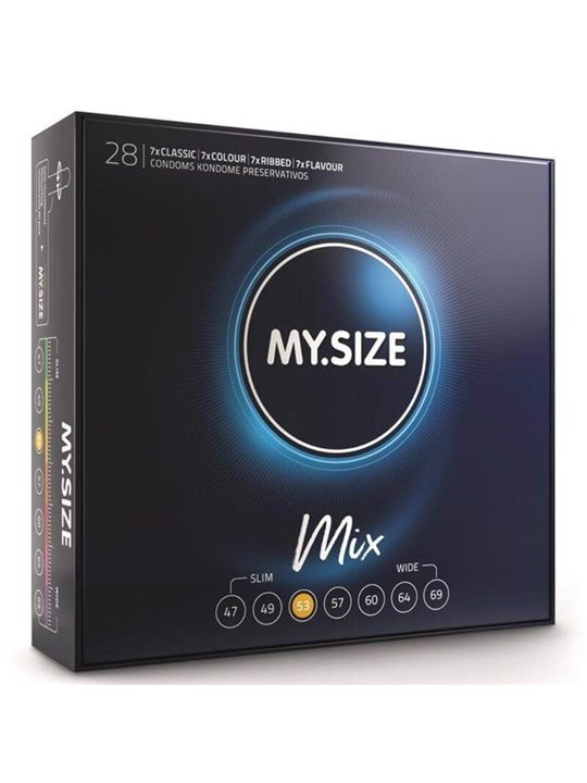 My Size - Mix Condoms 53 MM 28 Units