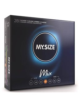 My Size - Mix Condoms 57 MM 28 Units