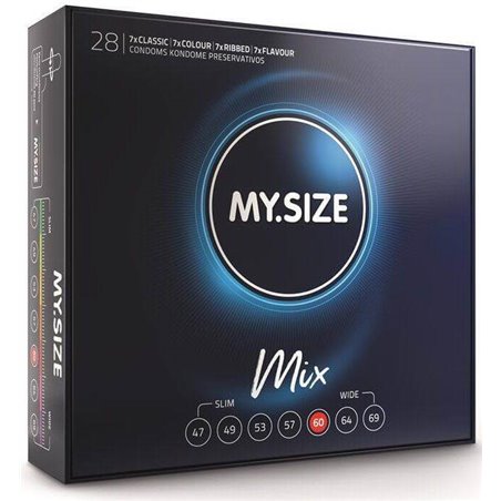 My Size Mix Preservativi 60 MM 28 Unità