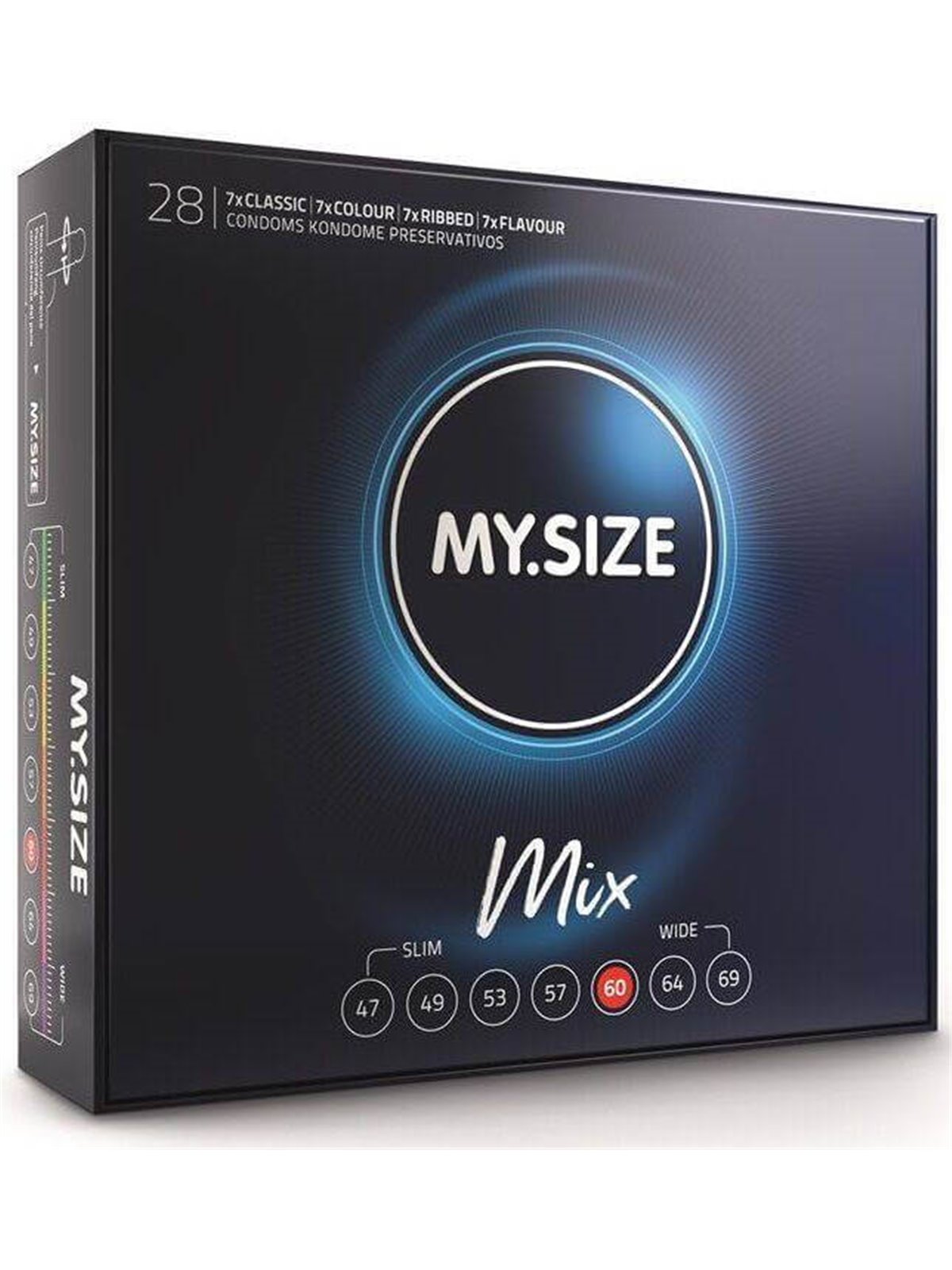 My Size - Mix Condoms 60 MM 28 Units
