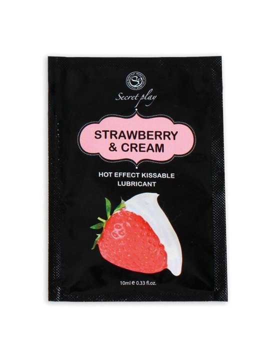 Secretplay - Single Dose Lubricant Strawberries & Cream 10 ML