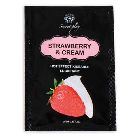 Secretplay - Single Dose Lubricant Strawberries & Cream 10 ML