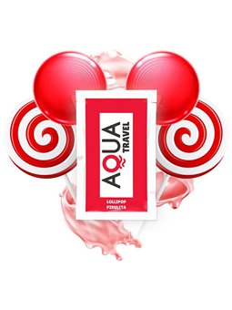 Aqua Travel Lollipop Flavour Waterbased Lubricant - 6 ML