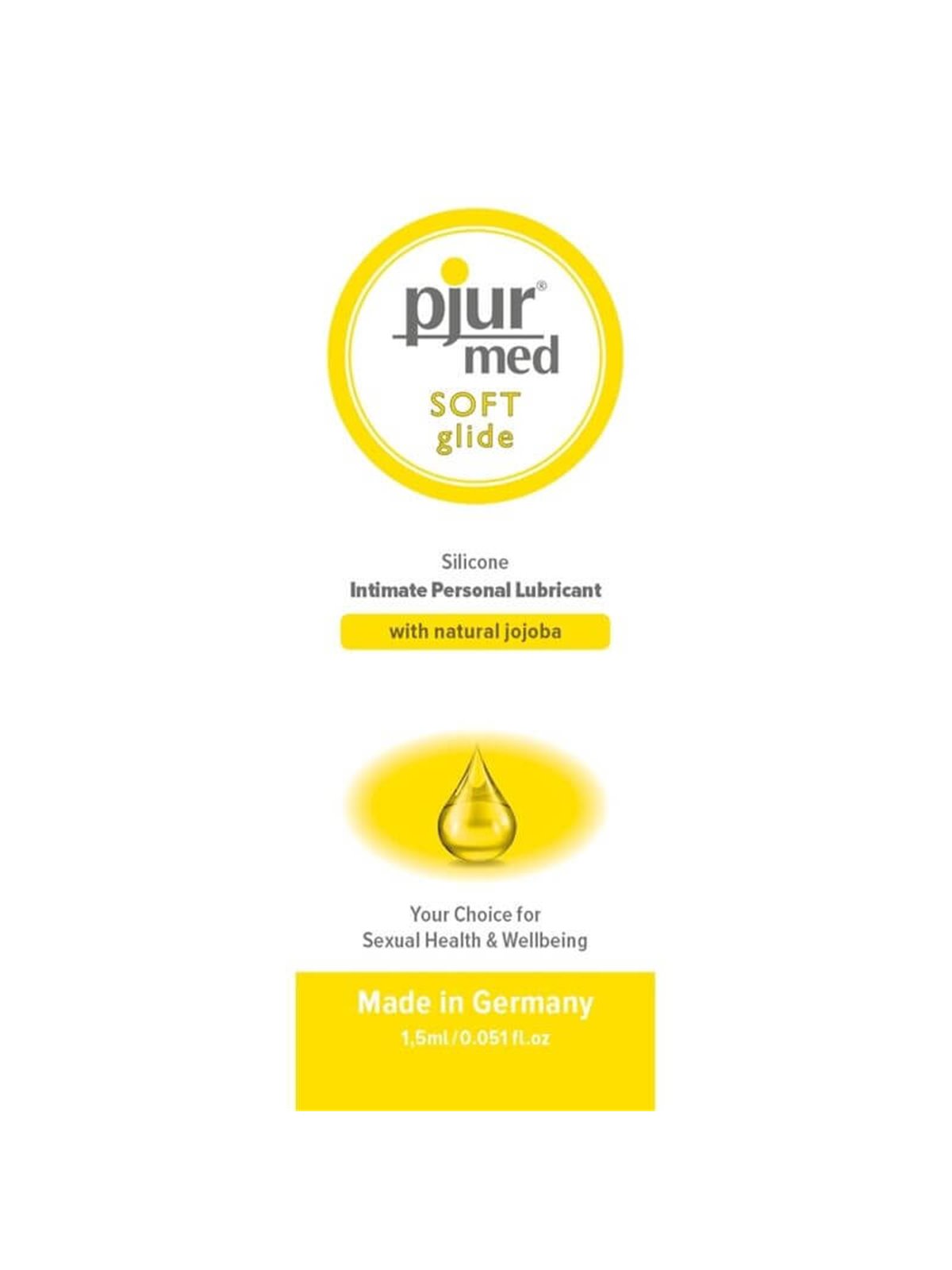 Pjur Med Soft Glide Silicone Lubricant 1.5 ML