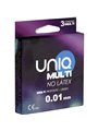 Uniq - Multi Latex Free Condoms 3 Units