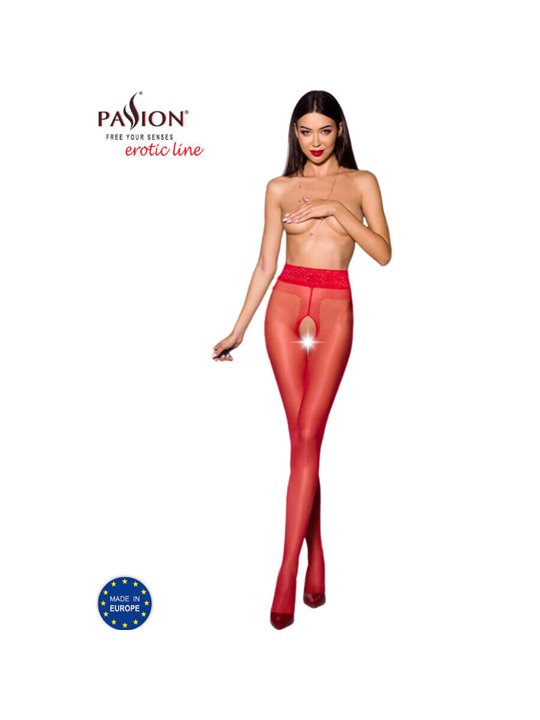 Passion - Tiopen 001 Red Tights 1/2 20 Den