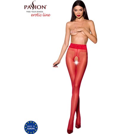 Passion - Tiopen 001 Red Tights 1/2 20 Den