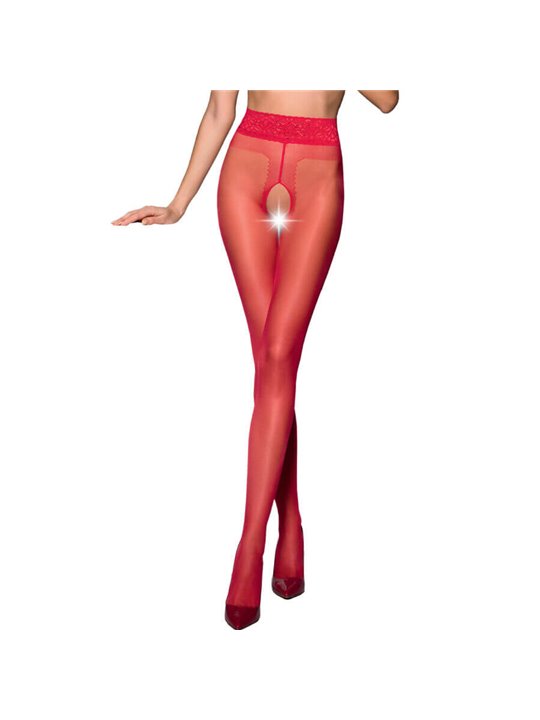 Passion - Tiopen 001 Red Tights 1/2 20 Den