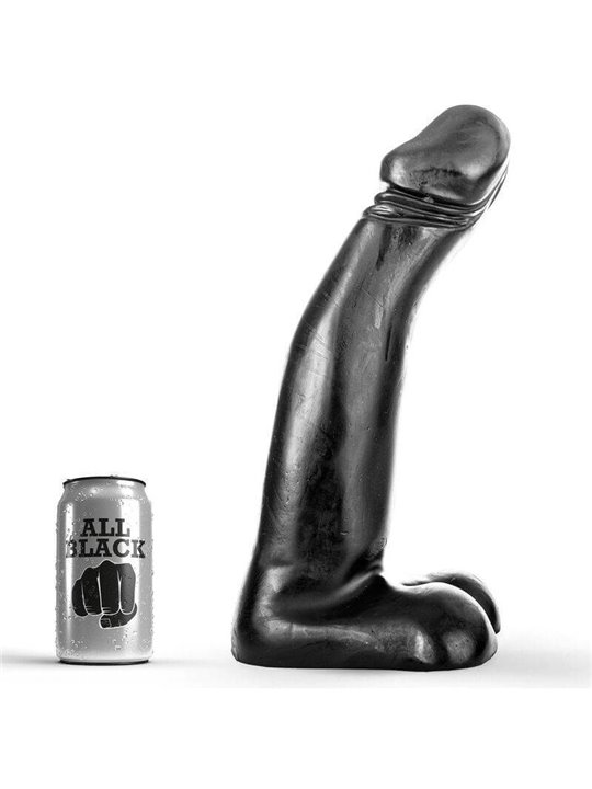 All Black - Realistic Black Fisting Dildo 29 CM