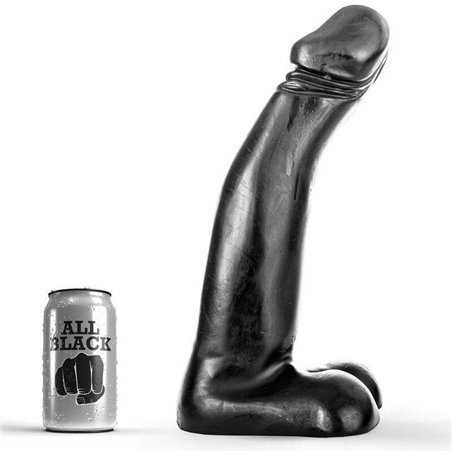 All Black - Realistic Black Fisting Dildo 29 CM