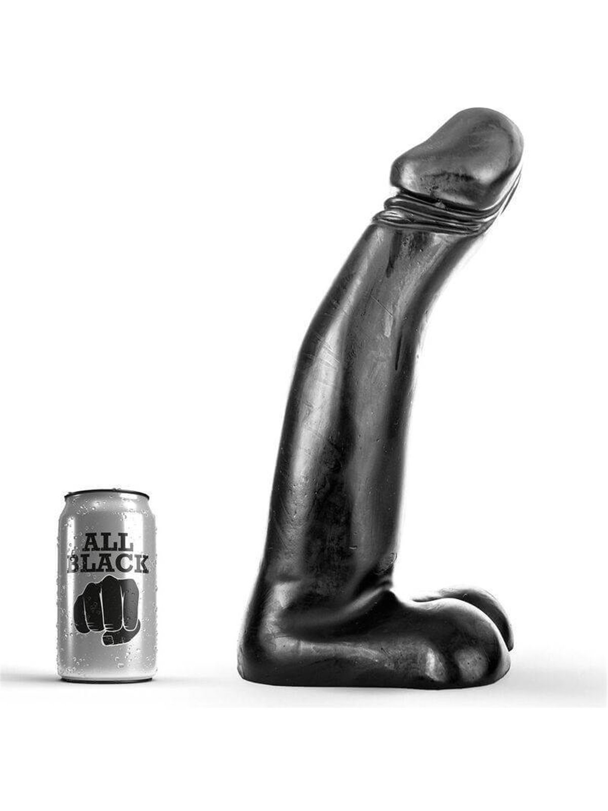 All Black - Realistic Black Fisting Dildo 29 CM