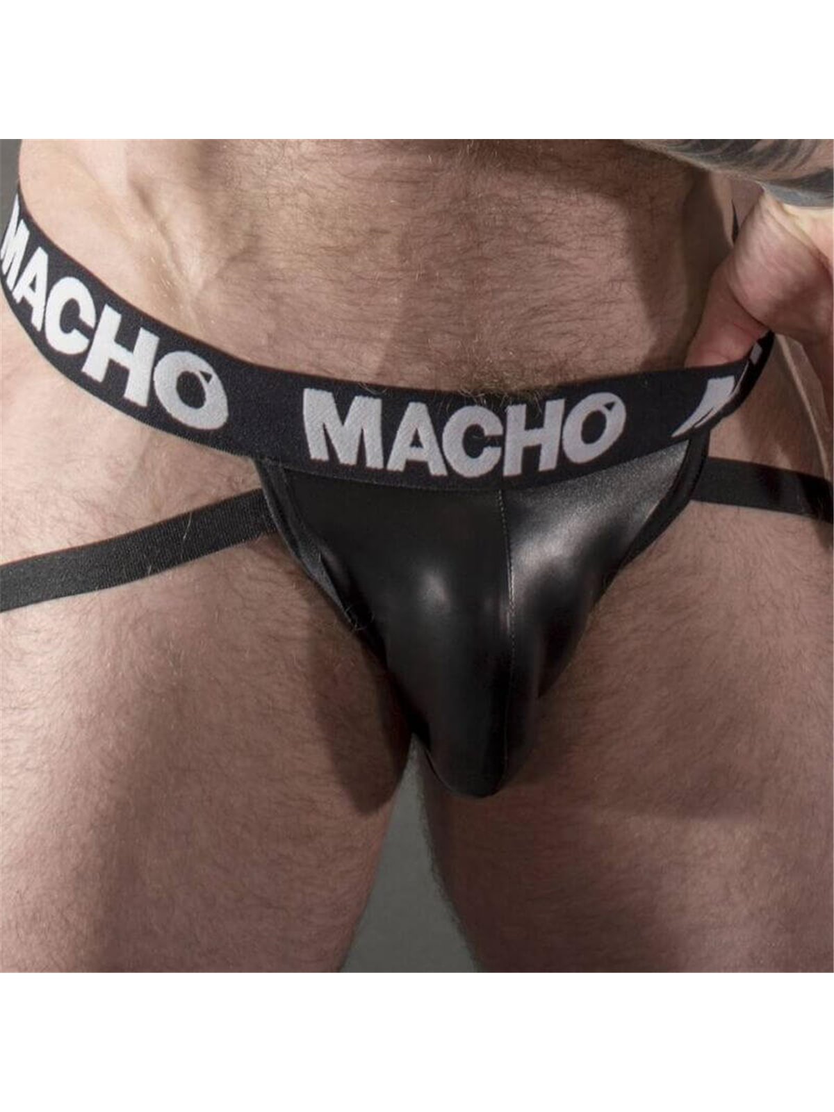 Macho - Mx25Nc Jock Black Leather S