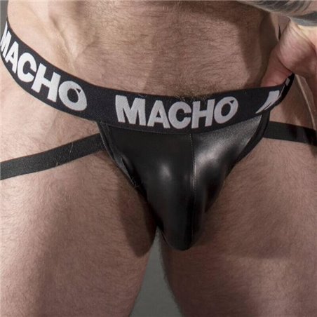 Macho - Mx25Nc Jock Black Leather XL
